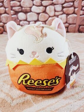 Original Squishmallows 8" Tovinda The Cat In Reeses #A65